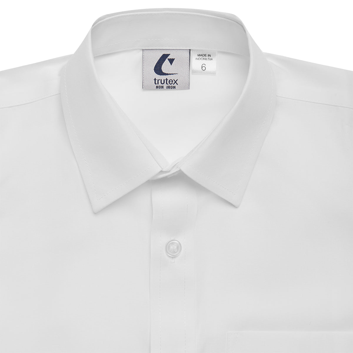 Senior Short Sleeve Shirt with Button Up Collar