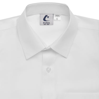 Senior Short Sleeve Shirt with Button Up Collar