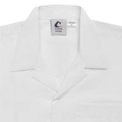 Senior Short Sleeve Shirt with Open Neck Collar