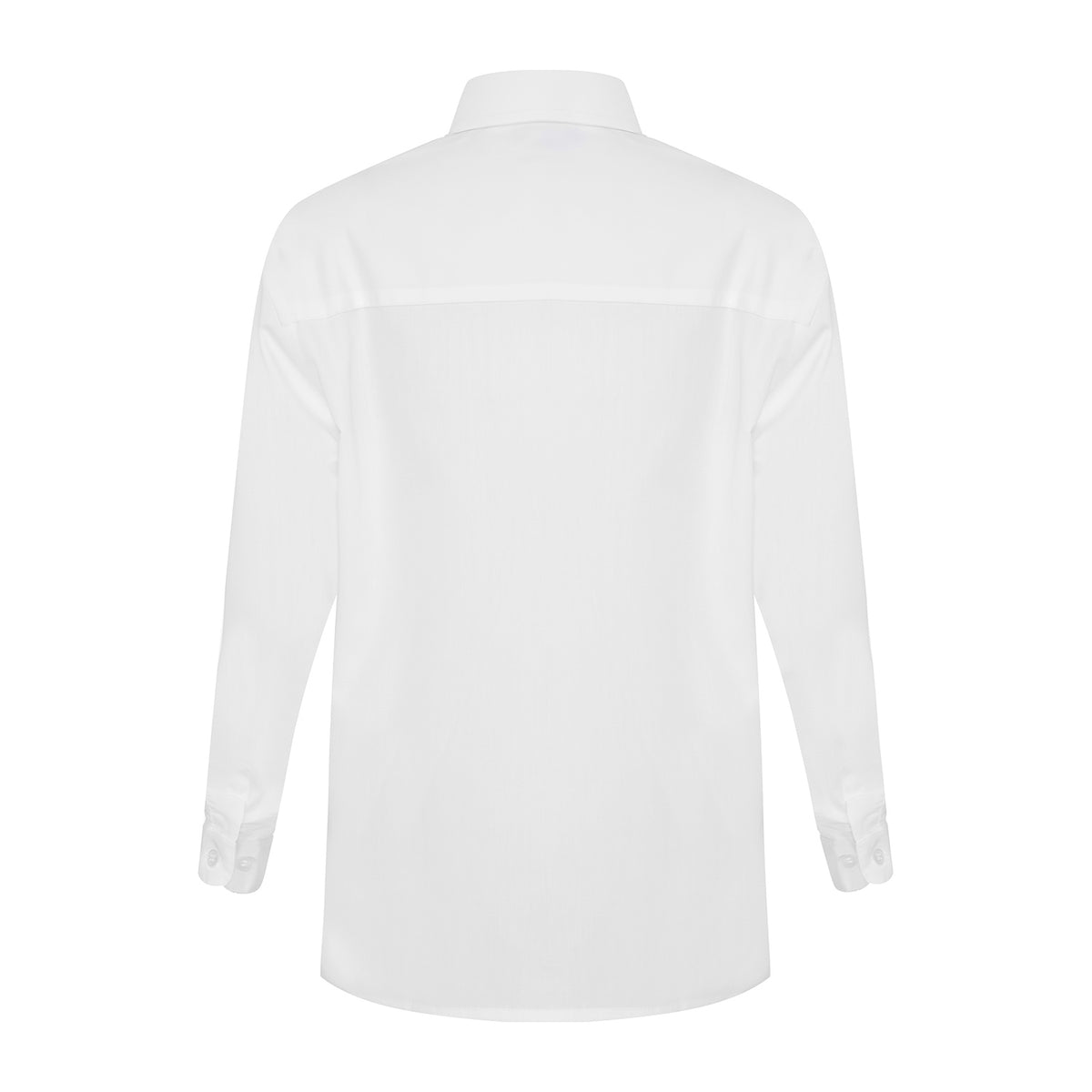 Senior Long Sleeve Shirt with Button Up Collar