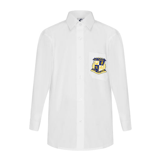 Senior Long Sleeve Shirt with Button Up Collar
